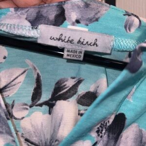 Light blue Floral Top